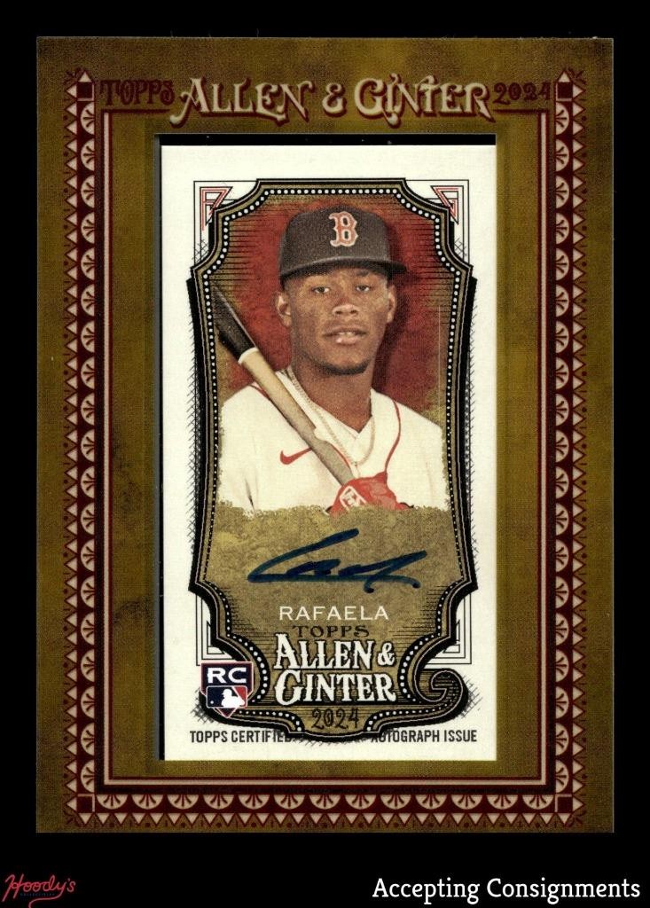 2024 Topps Allen & Ginter Framed Mini Autograph Ceddanne Rafaela RC Rookie AUTO