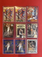2023-24 Victor Wembanyama Rookie Card Lot 9 Cards Cosmic, Select, Mosaic, Optic