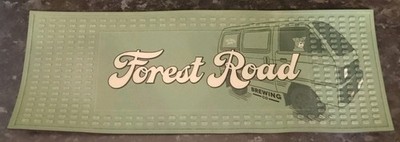 Forest Road Brew Co schwere Gummi Craft Bier Tropf Läufer Matte Einzelhandel ausgestellt