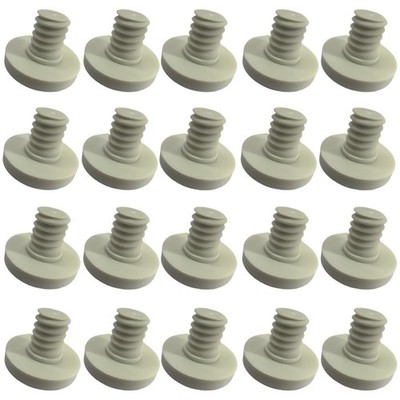 20 PCS Replacement Bolts Compatible with Suncast Storage Sheds for 3/8, White