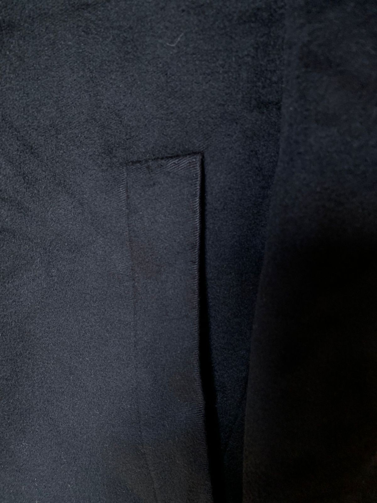 Hugo Boss Wool Cashmere Colombo classic black top over coat 42R thumbnail 11