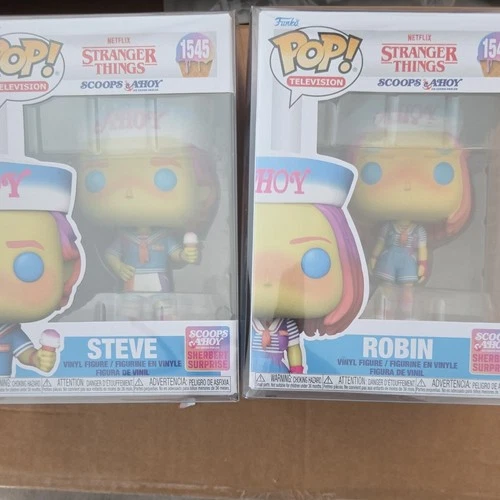 Funko Stranger Things Steve & Robin Sherbert Surprise Exclusive Pop! Vinyl