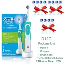 Oral B Electric Toothbrush Rotation Cleaning Oral 3D White Tooth Adult Vitality — image 12