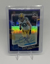 2024 Panini Donruss Optic NFL Rated Rookie Auto Lukas Van Ness /35
