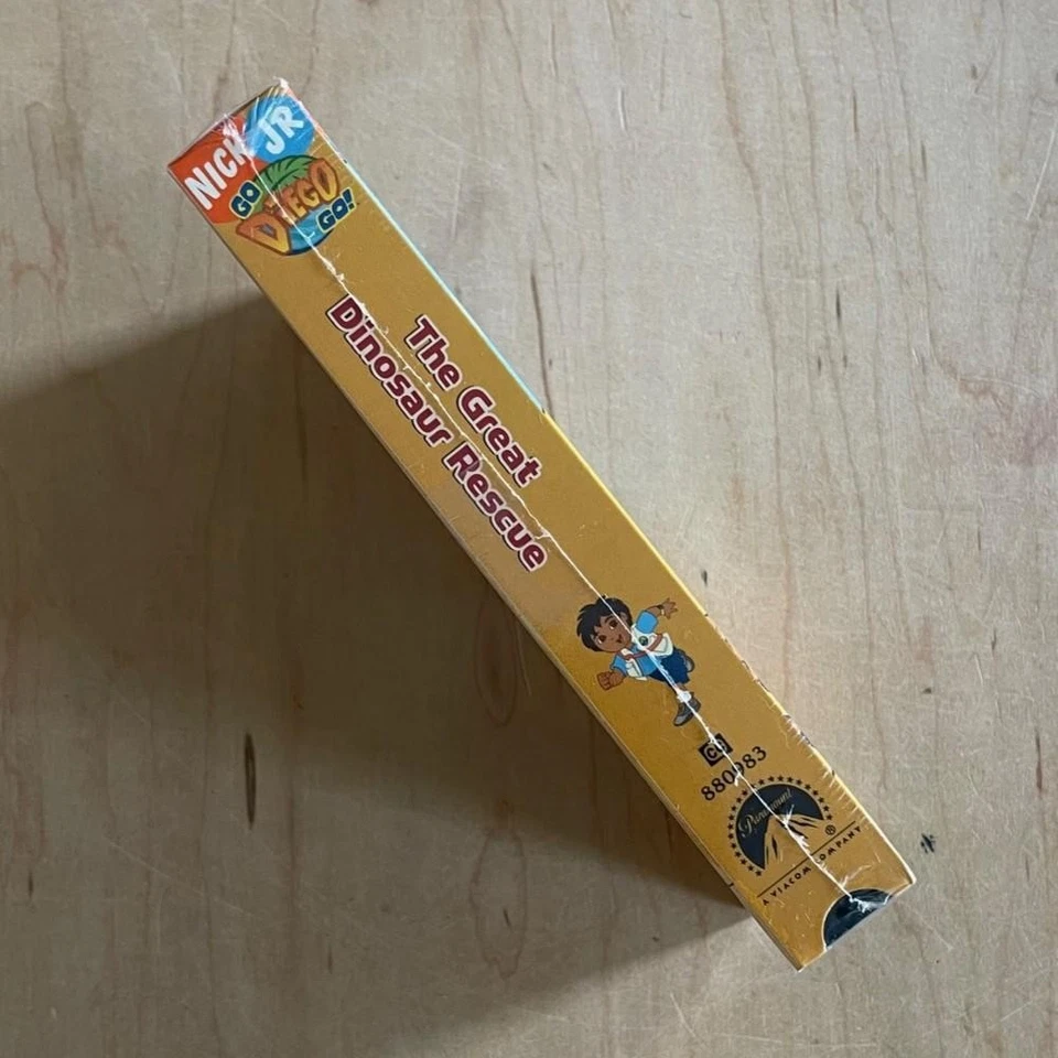 Nick Jr. GO DIEGO GO! The Great Dinosaur Rescue (2006) Sealed VHS Promo Screener - Image 2 of 4