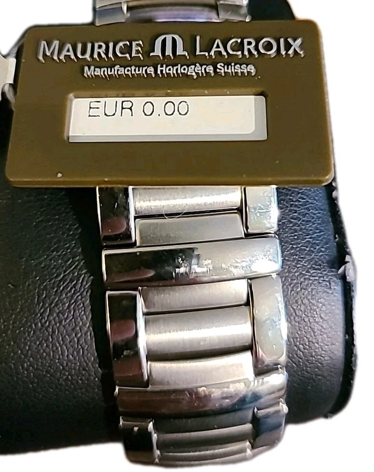 Reloj para hombre Maurice Lacroix MI2027-SS002-110 Miros tono plateado acero inoxidable ~ NUEVO EN CAJA Foto 4 de 4