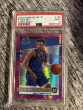 Tyler Bey 2020-21 Donruss Optic #186 Rated Rookie RC Hyper Pink