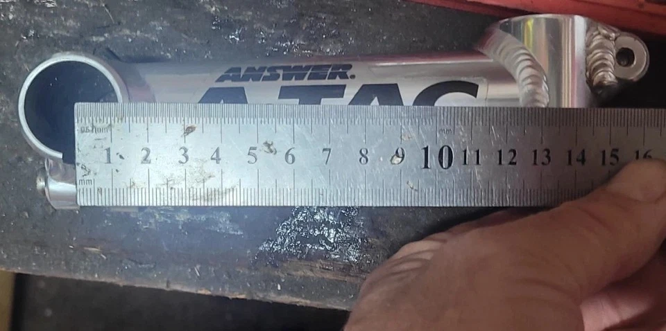 Answer A-TAC 1" x 140mm Threadless Stem 25.4mm Handlebar Clamp Vintage - Image 4 of 4