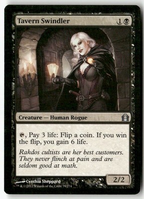#79 - Tavern Swindler - Uncommon WB1 U Lightly played