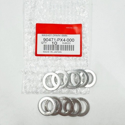 #ad 10X 90471 PX4 000 Aluminum Transmission Drain Plug Washer 18mm For Honda Acura $6.70