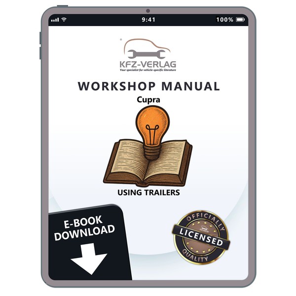 Cupra Ateca KB From 2020 Guide For Using Trailers repair Workshop Manual Pdf-image