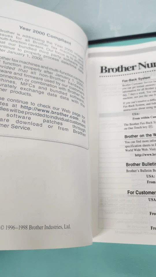  Brother MFC 4350 4650 7750 6650MC Owners Manual - Image 4 of 4