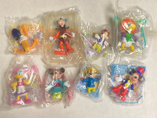 McDonald's Disney Epcot Adventure Mickey  Friends Happy Meal Toys Set Of 8 New