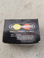 NEW CLEAR ALTERNATIVE KAWASAKI NINJA ZX INTERGRATED TAIL LIGHTS PART# CTL-0014