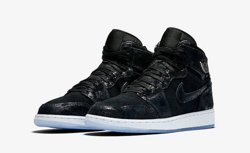 Jordan 1 black best sale suede