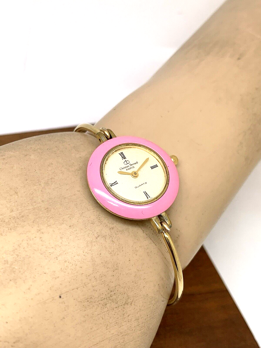【Christian Bernard 】フランス製 ゴールド レディース腕時計 Women's FRANCE 18K Gold Plated Watch CHRISTIAN BERNARD