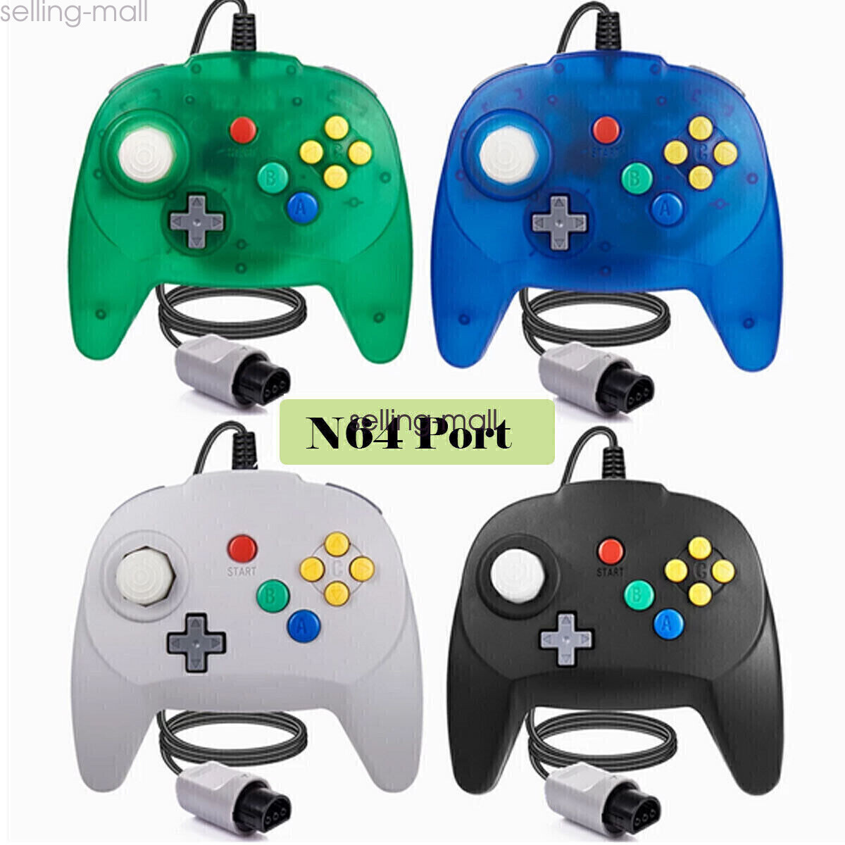 MINI Black+MINI Grey+MINI Green+MINI Clear Blue