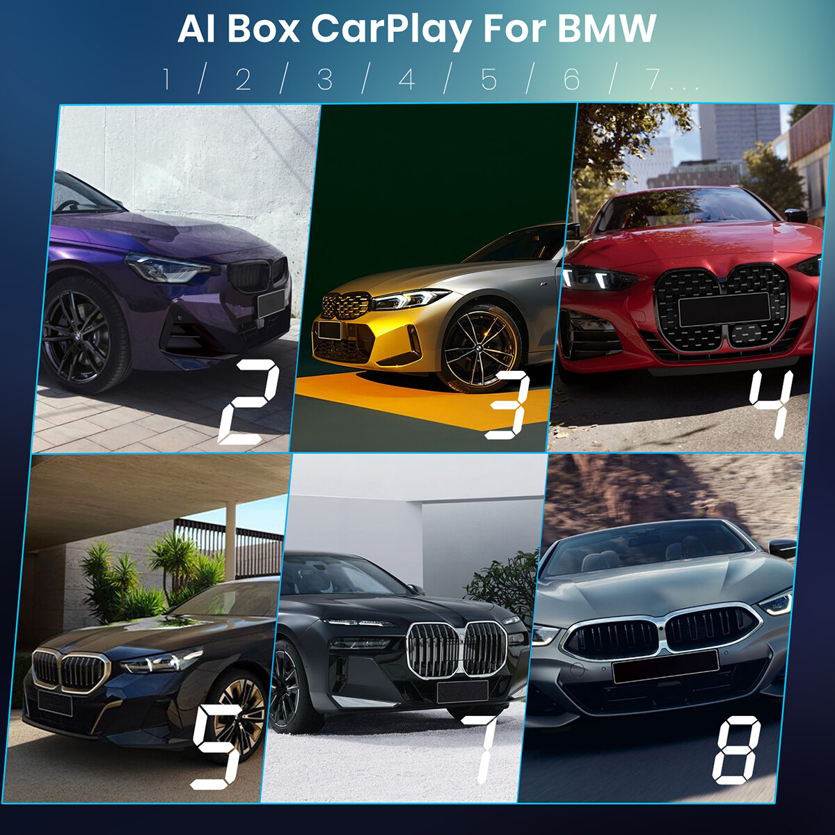 For BMW Carplay Multimedia Ai box CarPlay Ai Box Adapter Support