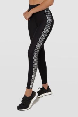$188 Ultracor Women's Black Oculus Bonded Ultra-High Leggings Pants Size L