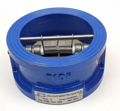 Arita Dual Plate Wafer Type Check Valve DN80 Cast Iron NBR PN16 CF8M