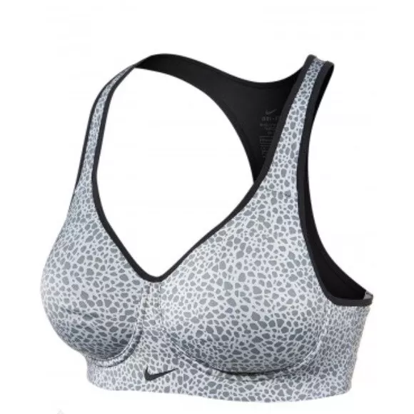 Nike Pro Rival high Support Bra Women's Bra Dalmation Gray 30D