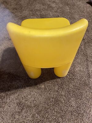 Vintage Little Tikes Kids Chair Yellow USA Child Size | eBay