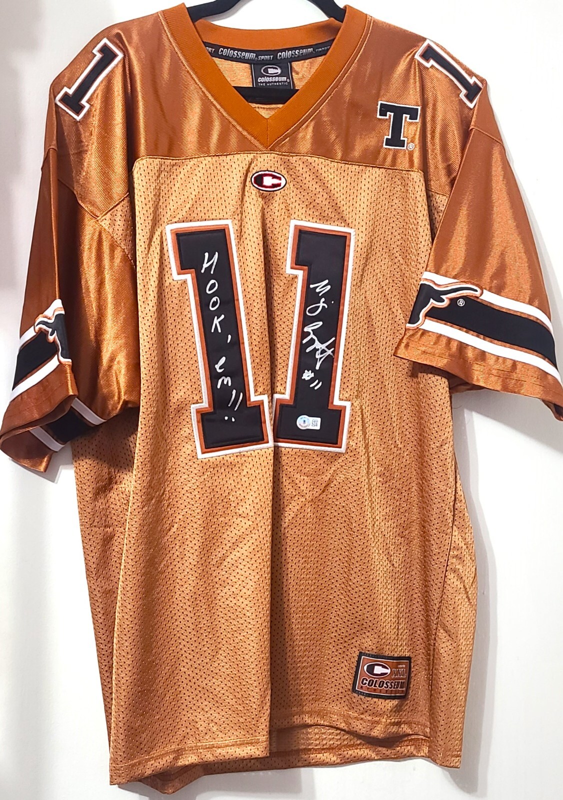 MAJOR APPLEWHITE Signed Autographed Texas Longhorns XXL Jersey by Colosseum BAS eBay