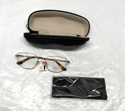 Vogue VO4163 848 53-18-135 Gold Designer Eyeglasses Frames Vogue VO4163 848 53-18-135 Gold Designer Eyeglasses Frames  main image 3