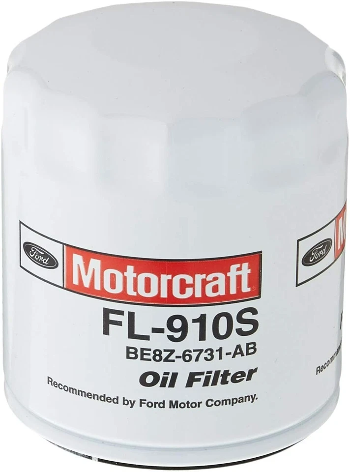 NUEVO OEM 04-25 Ford Motorcraft FL910S Filtro de Aceite - Válvula Anti Drenaje de Silicona Foto 2 de 2