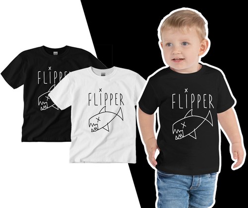 Kurt Cobain T-Shirt Flipper As Worn By Nirvana Retro KID TODDLER T-shirt Tee New - Picture 2 of 5