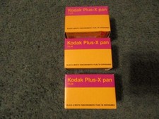 Lot of 3 Kodak Plus-X PAN Film PX 135-36 Sealed Exp. 1980