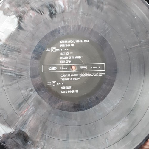 LP 33 Christian Death All The Love All The Hate Germany 1989 Grey Marbled Vinyl - Bild 4 von 4