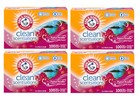 4 Pack Arm & Hammer Fabric Softener Dryer Sheets, Tropical Paradise, 100 Count