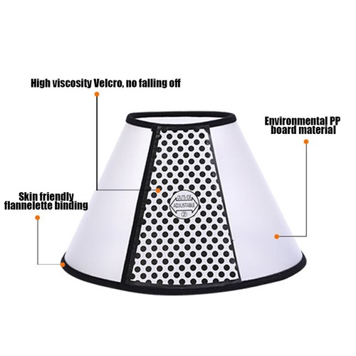 Pet Protective Collar Cat Dog Anti-lick Cone Wound Healing Recovery Elizabethan - Picture 11 of 21
