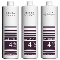 3X Resta Professional Creme Oxydant Mit Fruchtduft 4% 1000 Ml