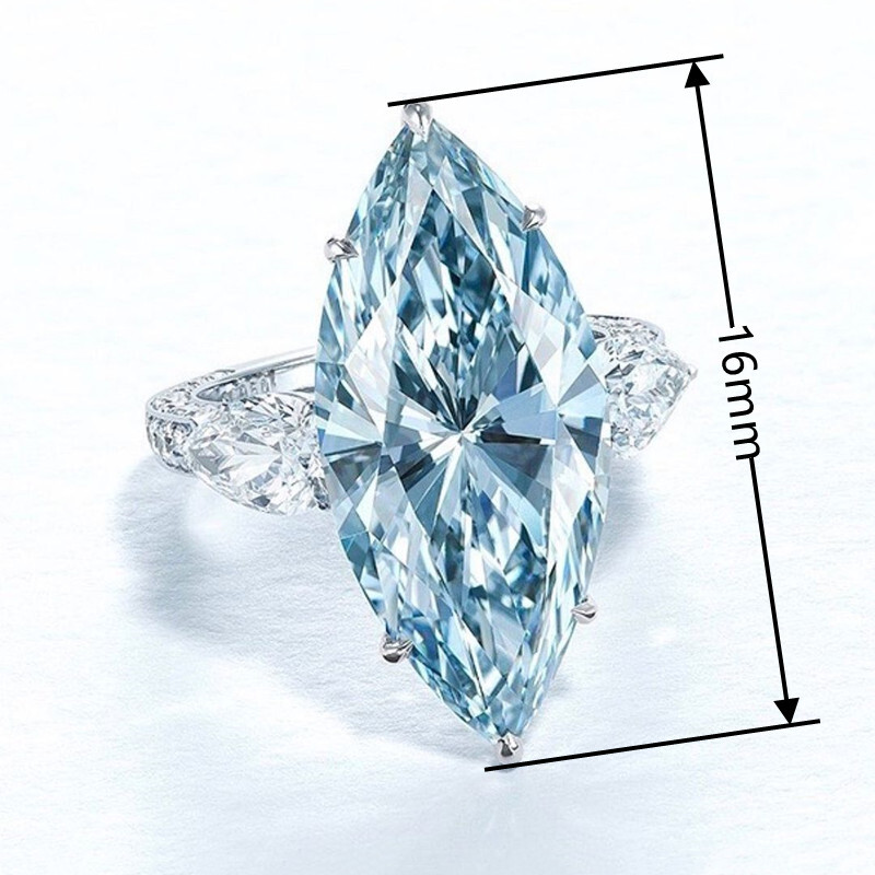 Women’s 925 Silver Filled Cubic Zirconia Ring – Wedding Jewelry Gift, Sizes 6-10
