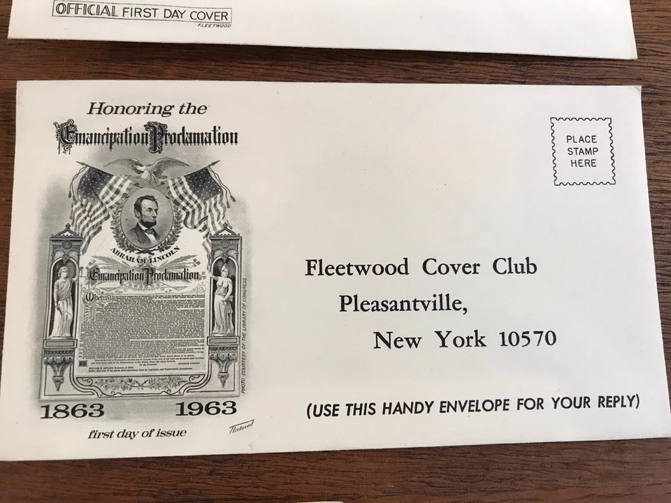 First Day Issue Cover Letters Lot of 5 NYC USAF Lincoln Franklin Liberty USA - Image 4 of 4