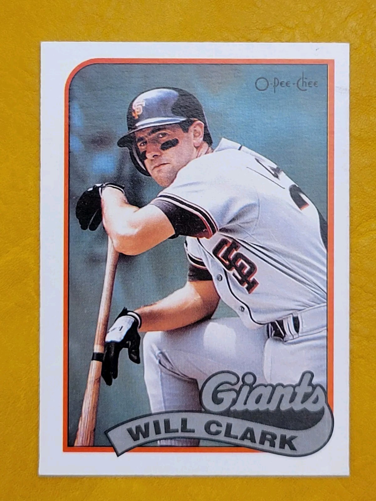 1989 O-Pee-Chee OPC Baseball Will Clark #321 San Francisco Giants LEGEND NM 