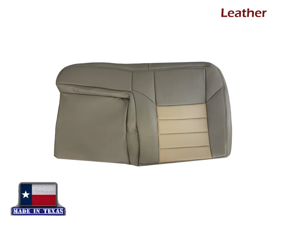 Fundas de asiento de cuero para Ford Excursion Eddie Bauer 2002 2003 2004 segunda fila Foto 3 de 4