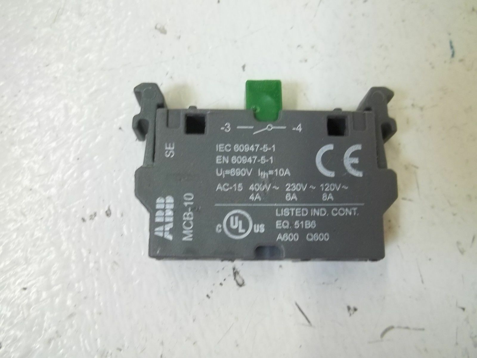 ABB MCB-10 1SFA611610R1001 TERMINAL BLOCK * NEW NO BOX * | eBay