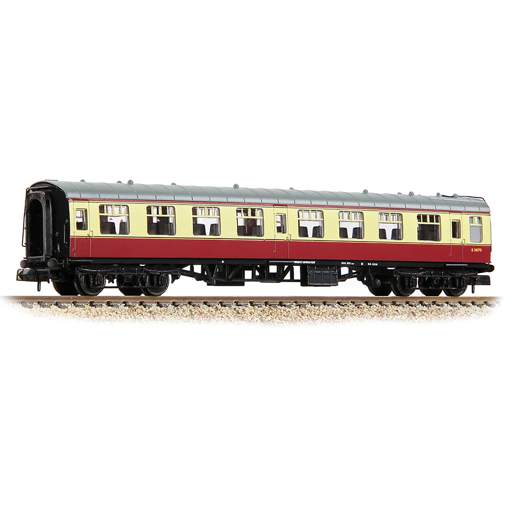 Graham Farish 374-010G N Gauge BR Mk1 TSO Trailer 2nd Open Coach BR Crim/Crm