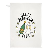 VerrüCkte Prosecco Damen Stars Geschirrtuch SpüLlappen Lustig Spass Drunk Mutter