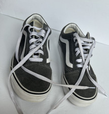 VANS MENS 5.5 WARD LOW TOP 500714 SKATEBOARDING SHOES GRAY White CANVAS Women 7