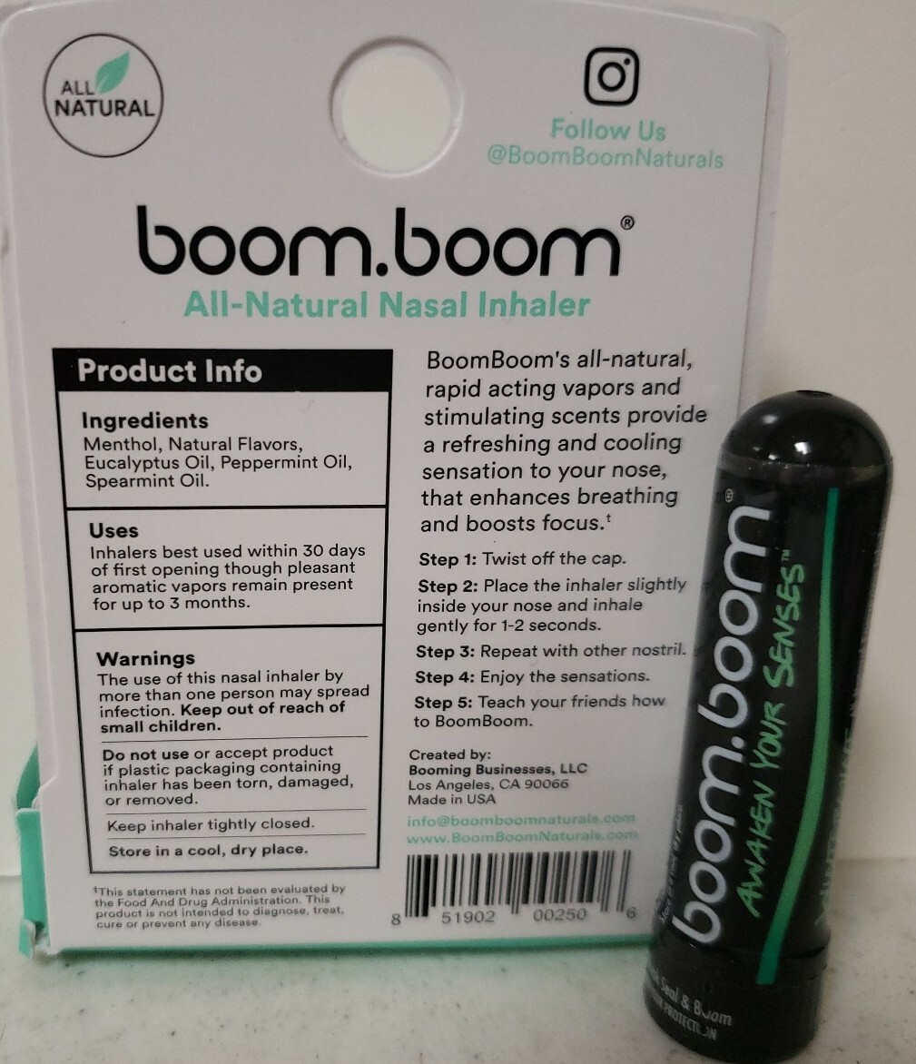 Boom Boom Aromatherapy Nasal Inhaler Berry For Sale Online Ebay