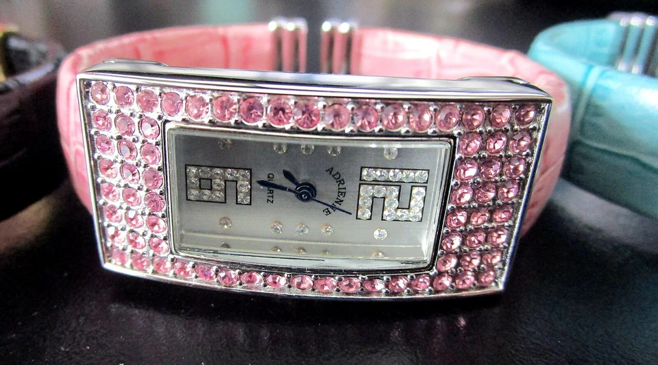 ADRIENNE Real Collectibles HSN Interchangeable Watch Set - Image 3 of 4