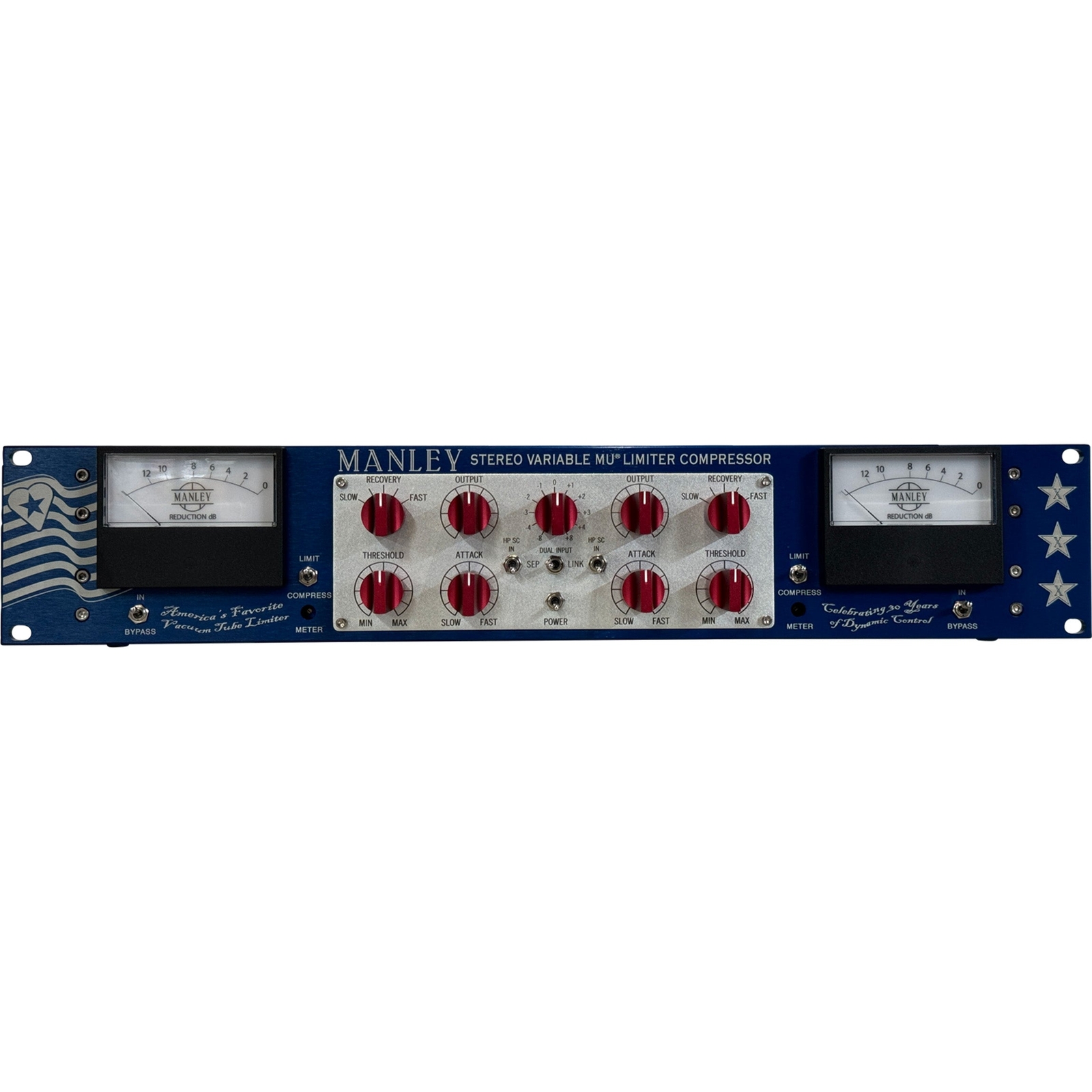 Компрессор Manley Stereo с переменным Mu-лимитером, выпускаемый в честь 30-летия компании