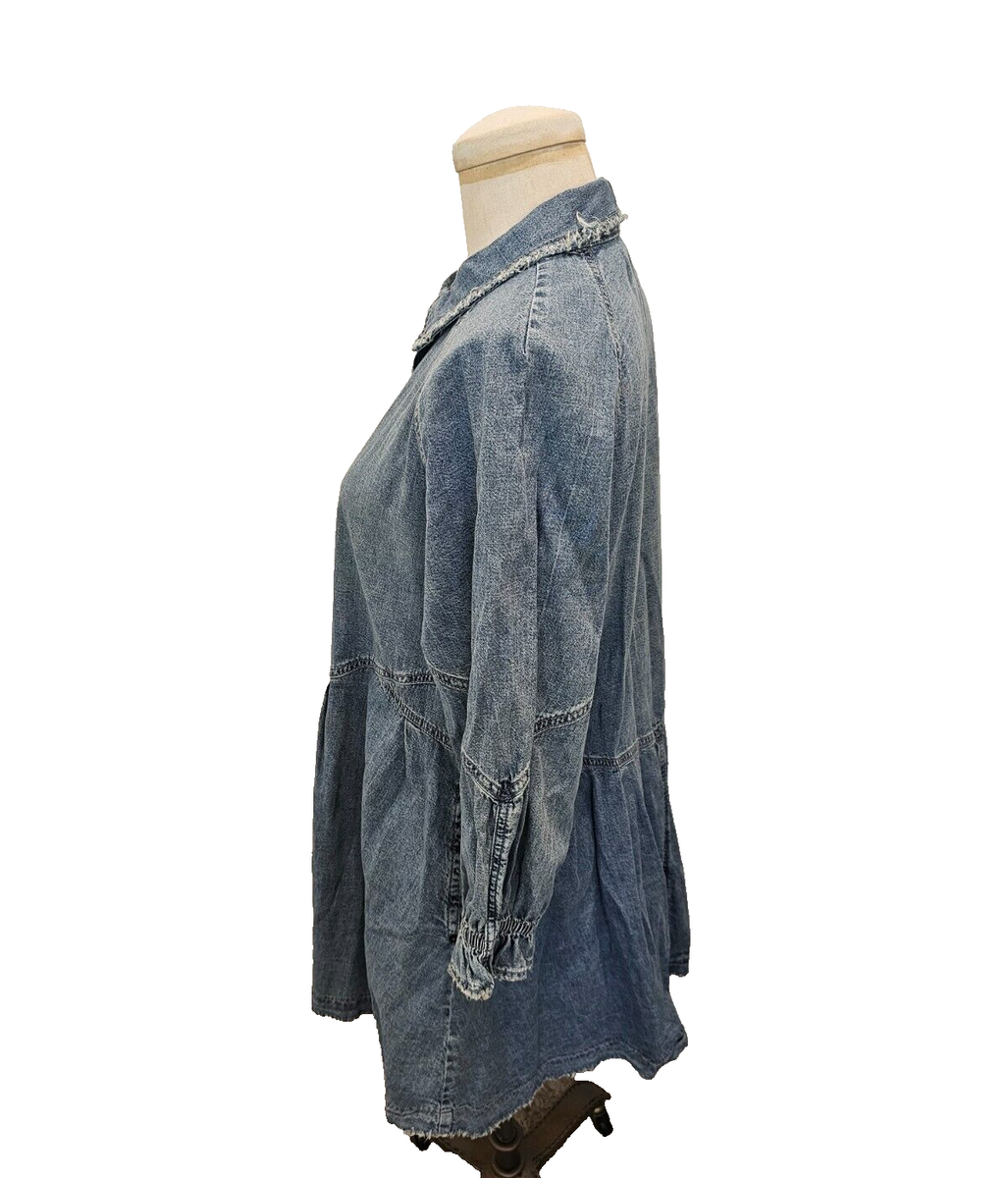 we the free hannah denim mini dress shelbysaywhatblog on LTK