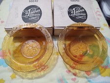 Vintage A Tiara Kitchen Glass Child's Baby Bowl Mother Goose Nursery Rhyme Nice