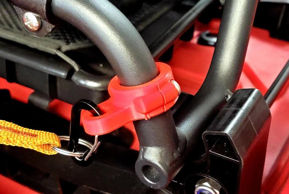 Anillos de asiento VIBE Shearwater 125 lengüetas de amarre accesorio de cordón de YAK Hobby - ROJO Foto 2 de 4