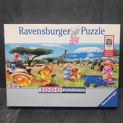 Gelini Auf Safari Ravensburger Puzzle 1000 Teile Panorama Vollständig - Bild 1 von 4